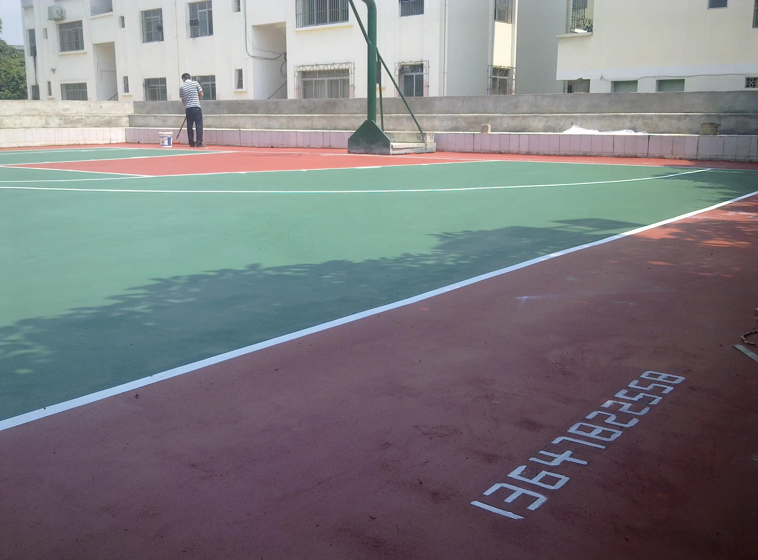 丙烯酸球場涂料與環氧地坪漆 運動場地的理想選擇對比